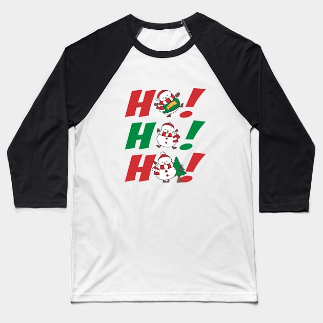 Merry Christmas Baseball T-Shirt by C_ceconello